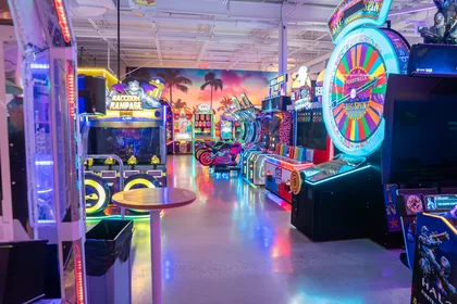 Colourful arcade games