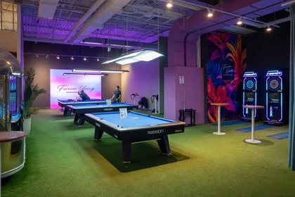 Billiards lounge at Forever Young
