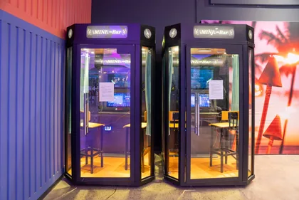 Private Mini KTV booths at Forever Young