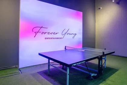 Table tennis area at Forever Young