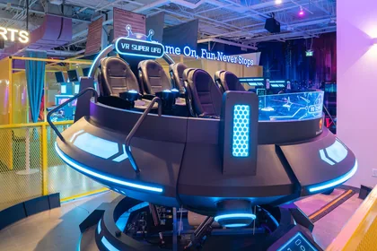Virtual reality ride at Forever Young